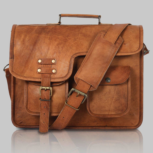 Genuine leather Business bag, Leather Laptop bag, Genuine leather Messenger Bag