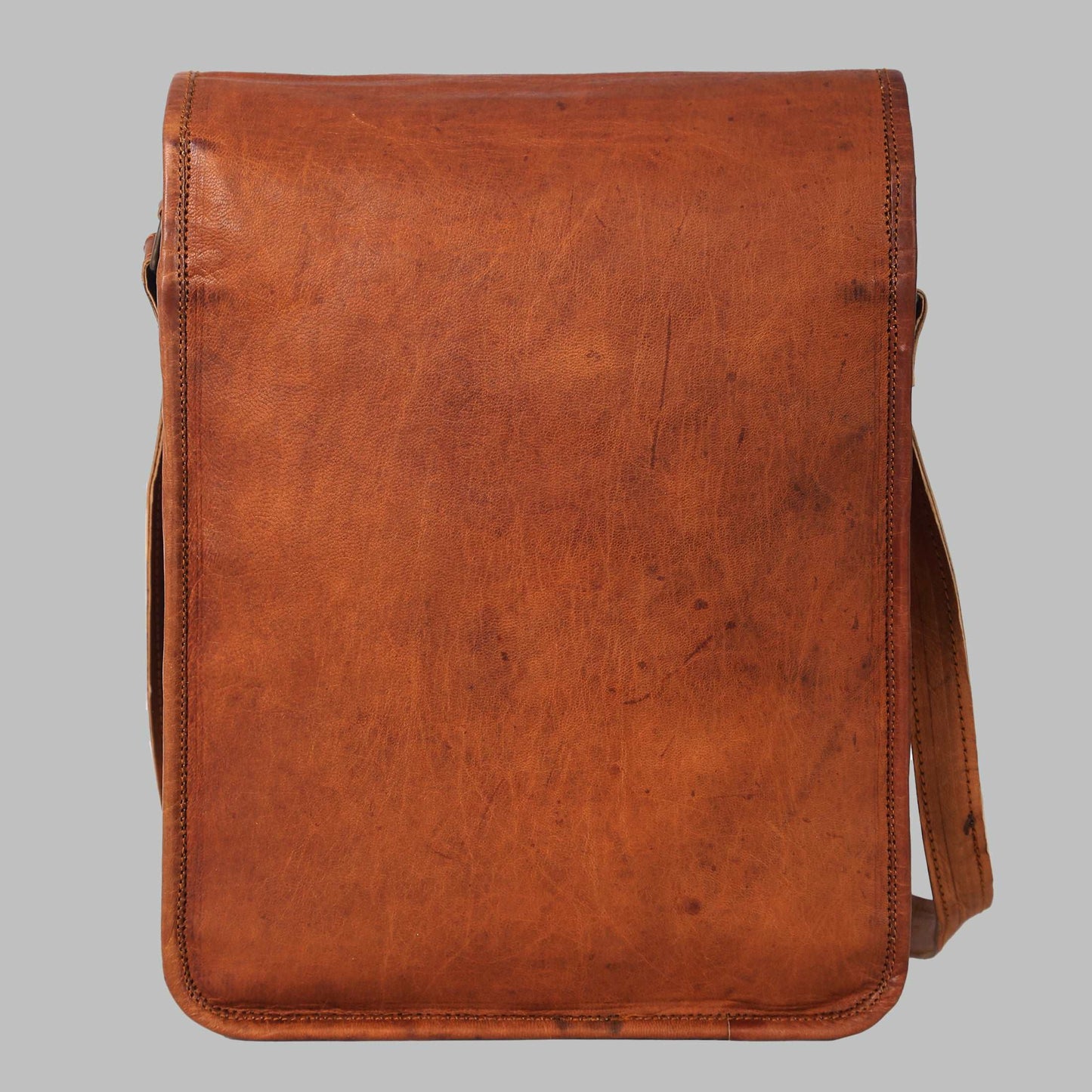 leather satchel tablet bag laptop case office briefcase messenger gift for men computer distressed shoulder bag