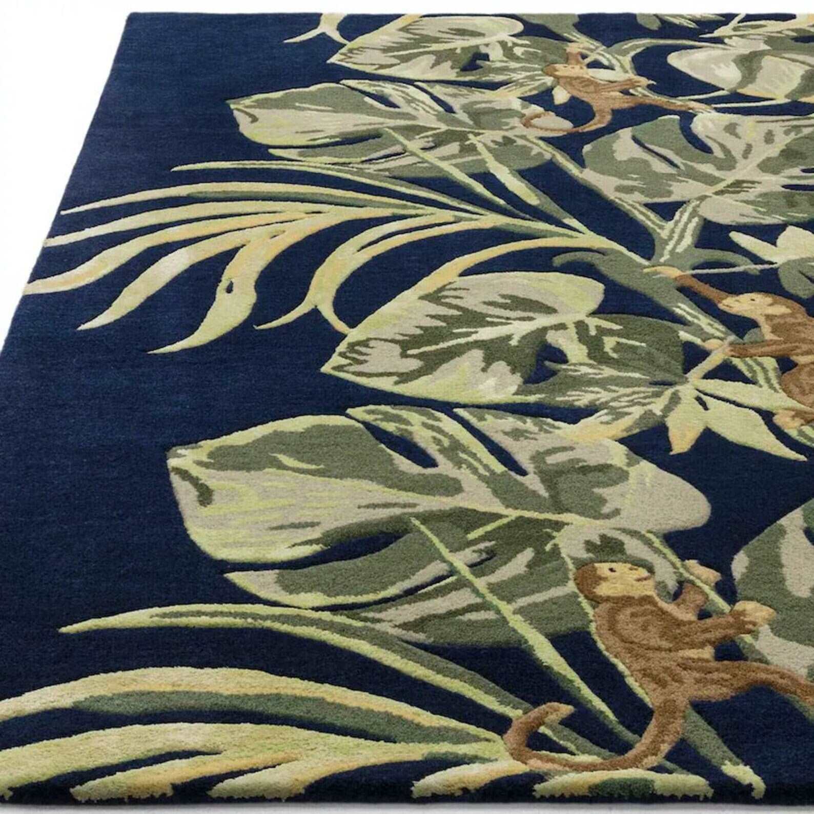 Tufted Jardin Rug 100% New Zealand Woolen High Quality Area Rug For Living, Hall, Kitchen, Dining, Drawing Play Room Carpet Indian Rug