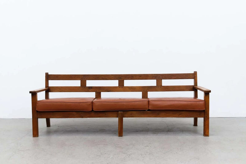 Custom genuine leather replacement cushions. Ideal for benches, mid-century chairs,love seats