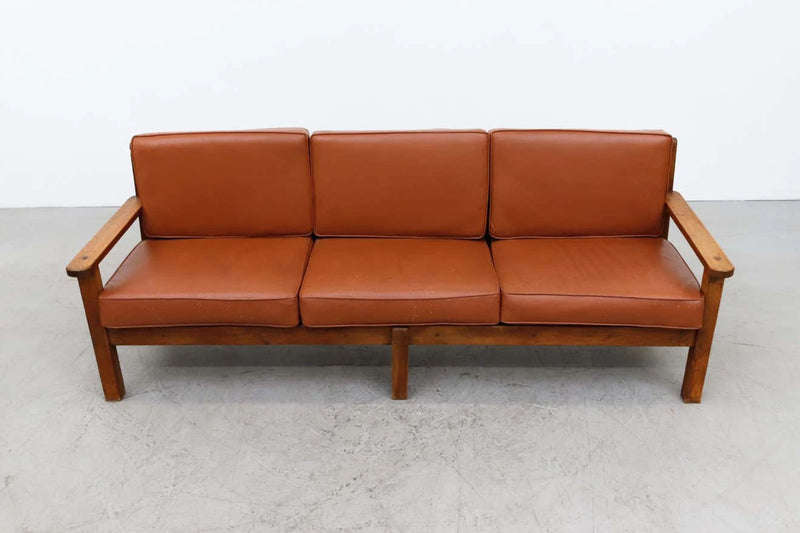 Custom genuine leather replacement cushions. Ideal for benches, mid-century chairs,love seats