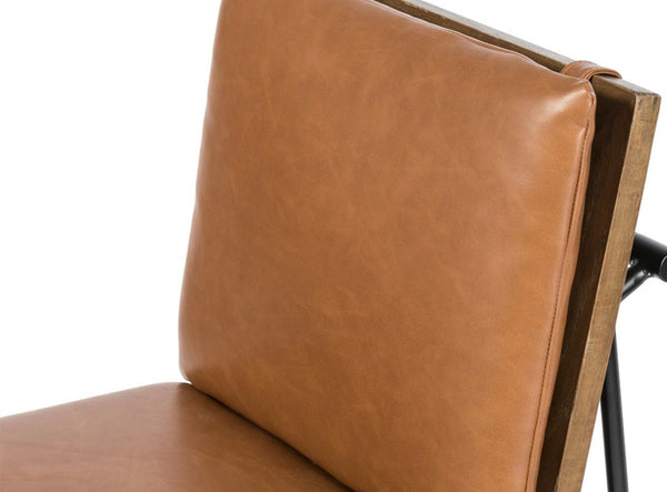 Custom genuine leather replacement cushions. Ideal for benches, mid-century chairs