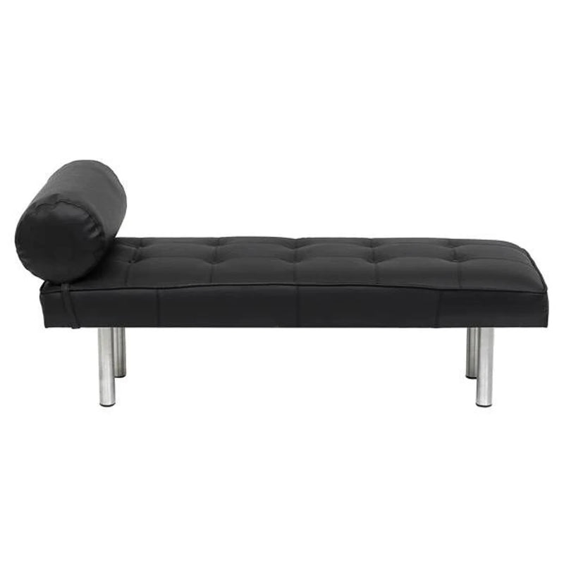 Bench with Full Grain Leather Upholstered Cushion