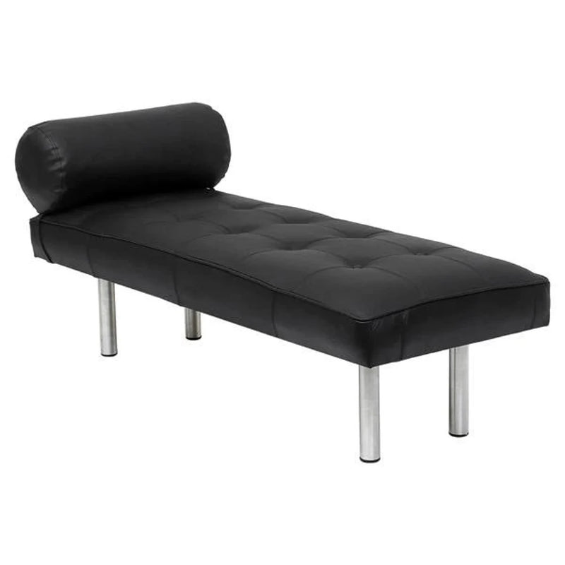 Bench with Full Grain Leather Upholstered Cushion