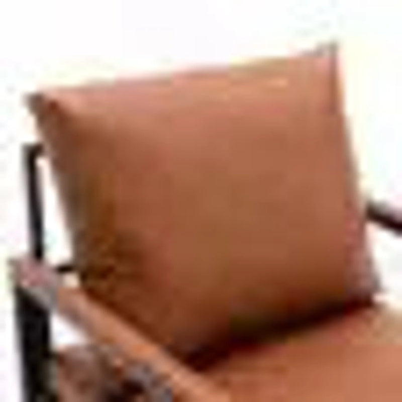 Set of Two custom genuine leather replacement cushions. Ideal for benches, mid-century chairs, leather chair cushion cover, leather pouf