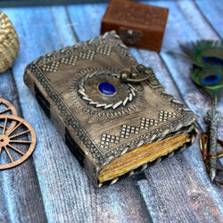 Grimoire journal Leather journal Blank spell book book of shadows Leather Gifts For Him sketchbook journal notebook