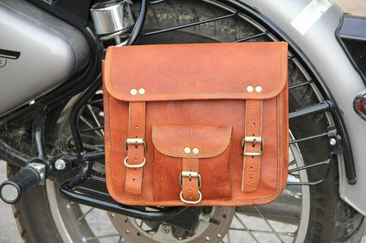 Bicycle Motorcycle Saddle Leather Bag
